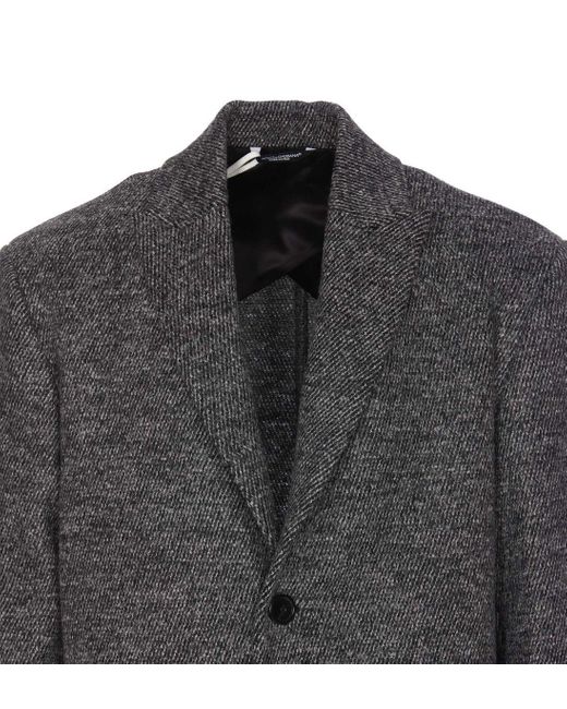 Dolce & Gabbana Gray Coats for men