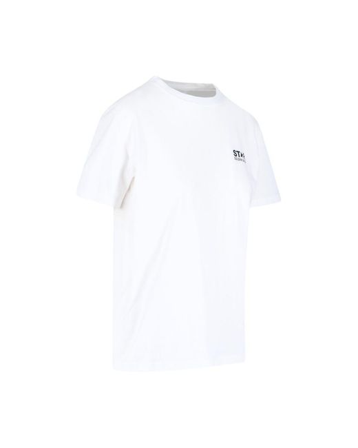 Golden Goose Deluxe Brand White Cotton T-Shirt