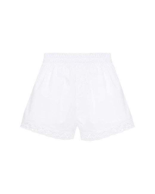 Musier Paris White Shorts