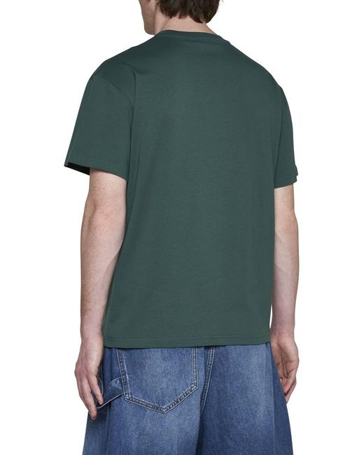 J.W. Anderson Green Jw Anderson T-shirts And Polos for men