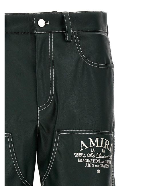 Amiri Green Carpenter Pants for men