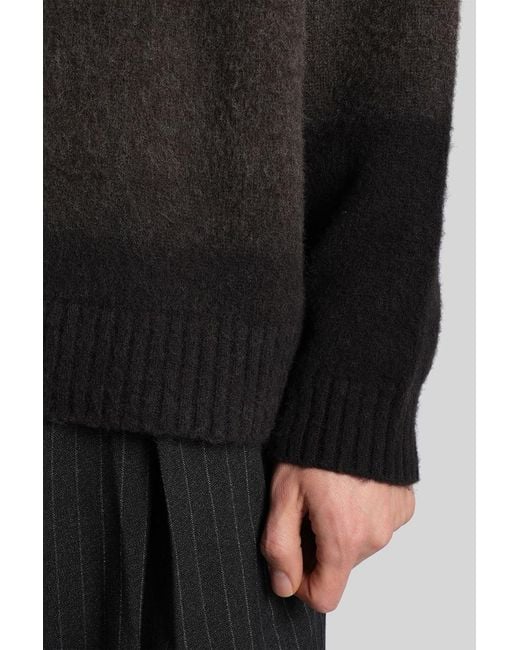 Paura Black Asia Knitwear for men