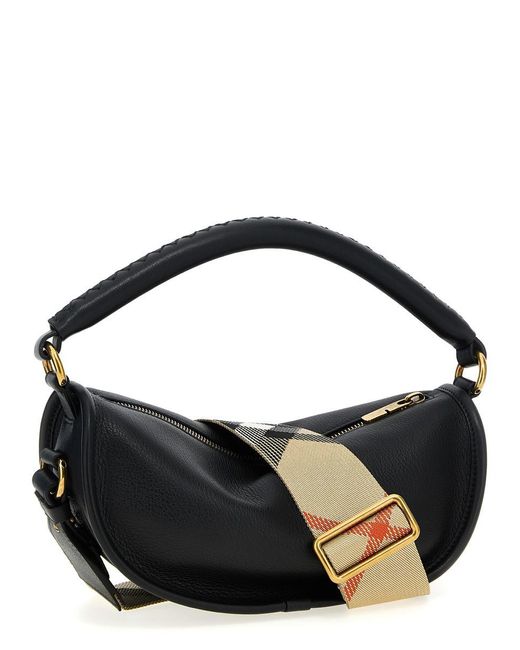 Burberry Black 'B Clip' Mini Shoulder Bag