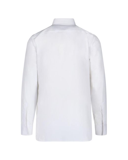 Givenchy White 4g Cotton Shirt for men