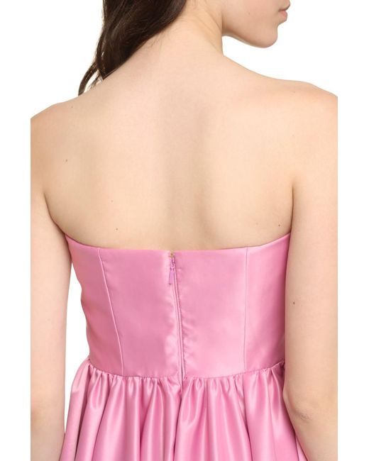 Pinko Pink Aminga Off-the-shoulder Dress