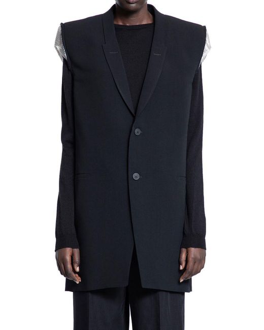 Rick Owens Blue Vests