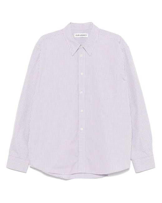 Our Legacy Purple Beyond Bd Shirt for men