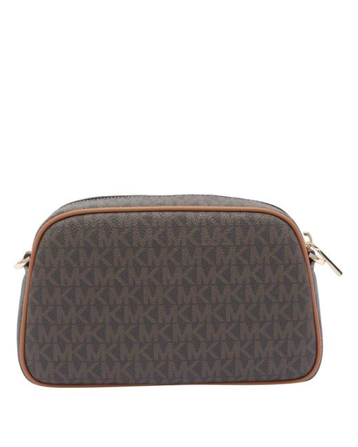 Michael Kors Brown Michael Small Jet Set Crossbody Bag