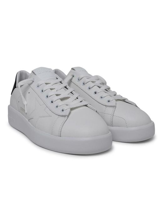Golden Goose Deluxe Brand Gray Purestar Sneakers for men