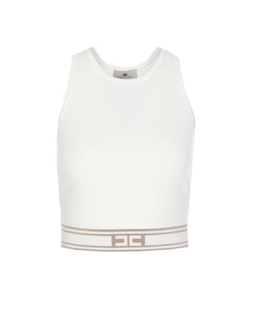Elisabetta Franchi White Top