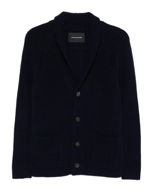 Tagliatore Blue Sweaters for men