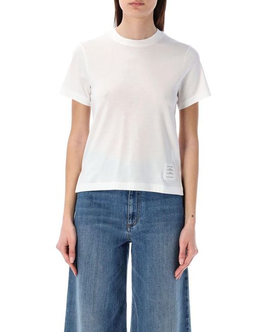 Thom Browne Blue Relaxed Fit T-Shirt