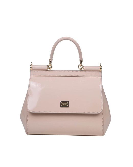 Dolce & Gabbana Pink Handbag From The Sicily Line In Small Size