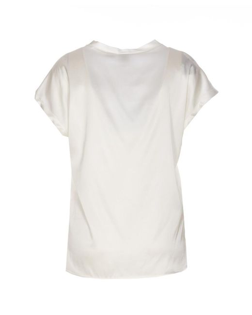 Pinko White T-Shirts And Polos