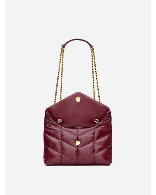 Saint Laurent White Puffer Toy Shoulder Bag