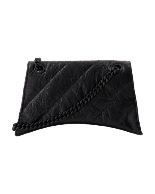 Balenciaga Black Crush Chain S Shoulder Bag