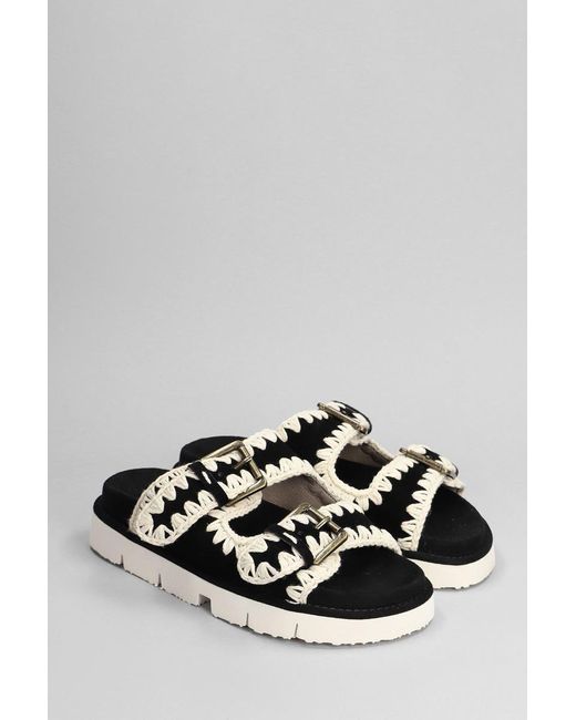 Mou Black New Bio Slipper-Mule
