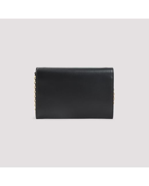 Lanvin Black Chain Wallets