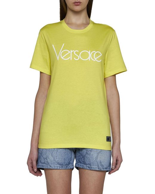 Versace Yellow T-shirts And Polos