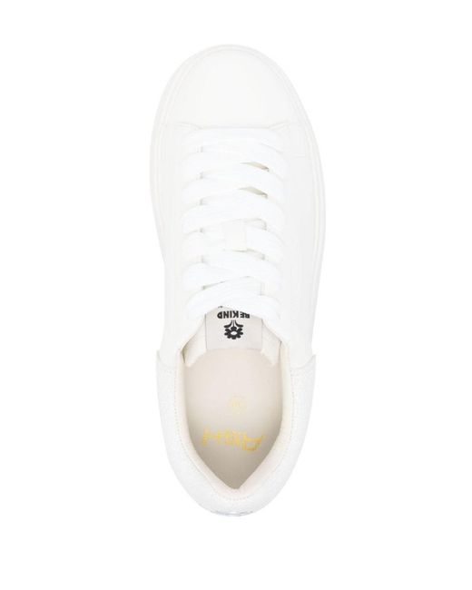 Ash White Moby Be Kind Platform Sneakers