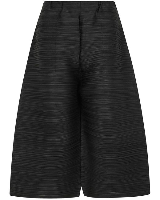 Pleats Please Issey Miyake Black Thicker Bottoms 2 Trousers Extra Volume Leg
