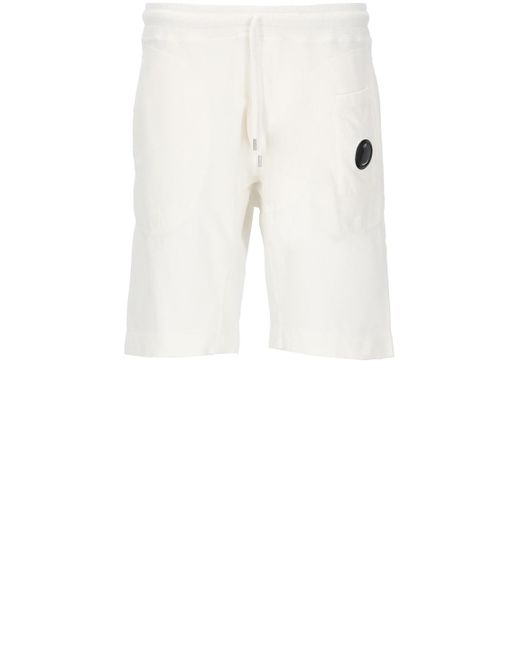 Cotton C.p.company Shorts White for Men 