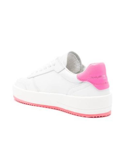 Philippe Model Pink Flat Shoes