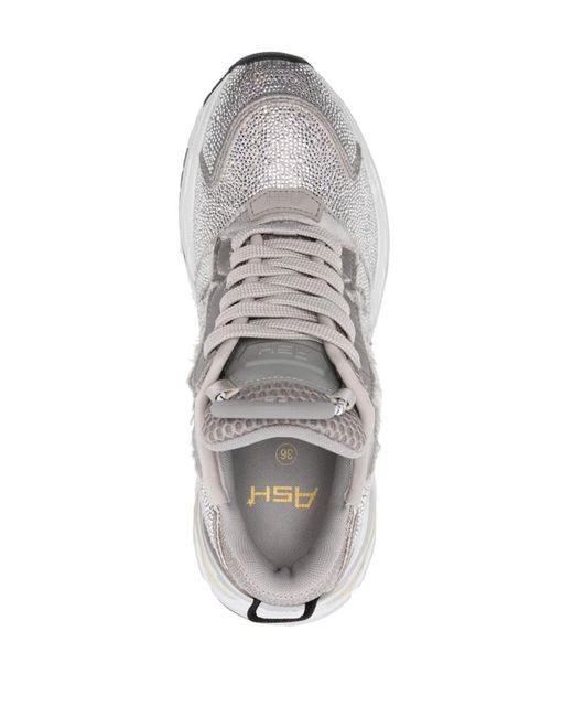 Ash White Racer Strass Sneakers