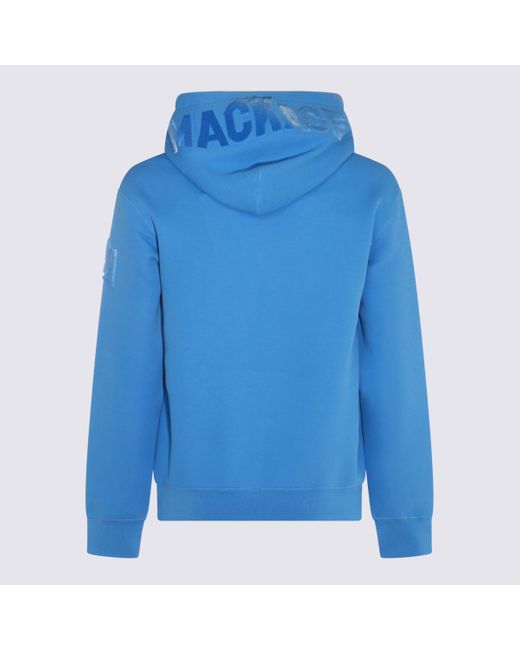 Mackage Blue Cotton Blend Sweatshirt for men