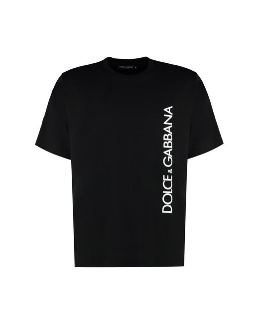 Dolce & Gabbana Black Logo T-Shirt for men