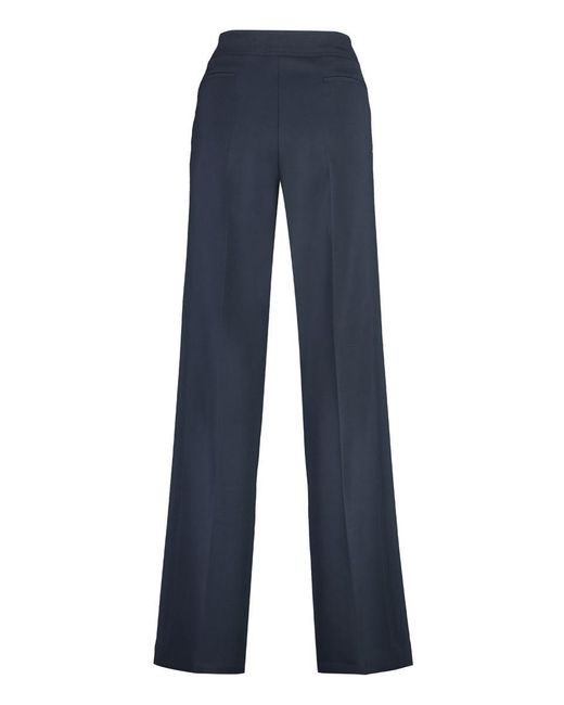 PT01 Blue Taylor Wide-leg Trousers