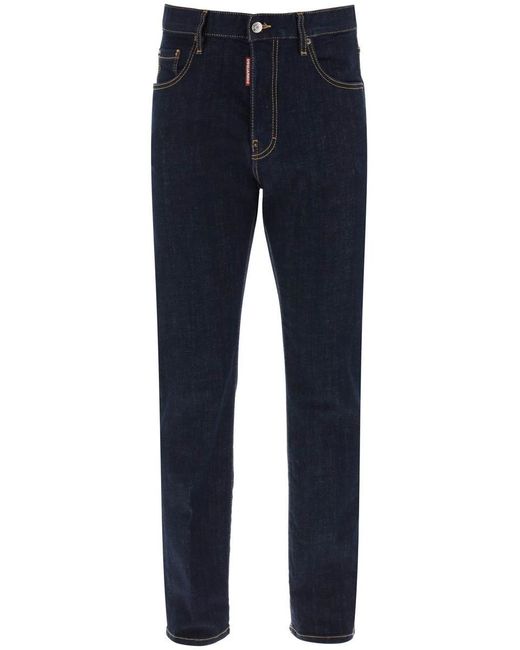 DSquared² Blue 642 Jeans In Dark Rinse Wash for men