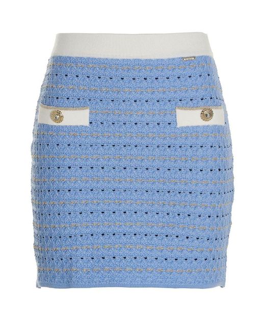 Liu Jo 'maglia Structur' Skirt in Blue | Lyst