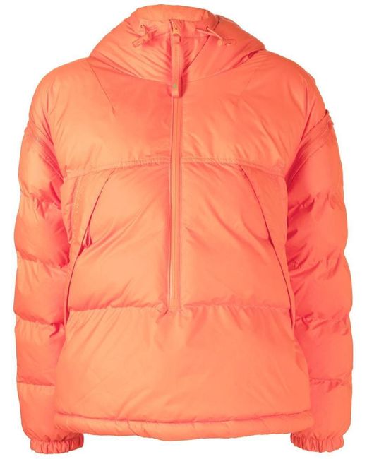 Adidas By Stella McCartney Orange Padded Performance Jacket