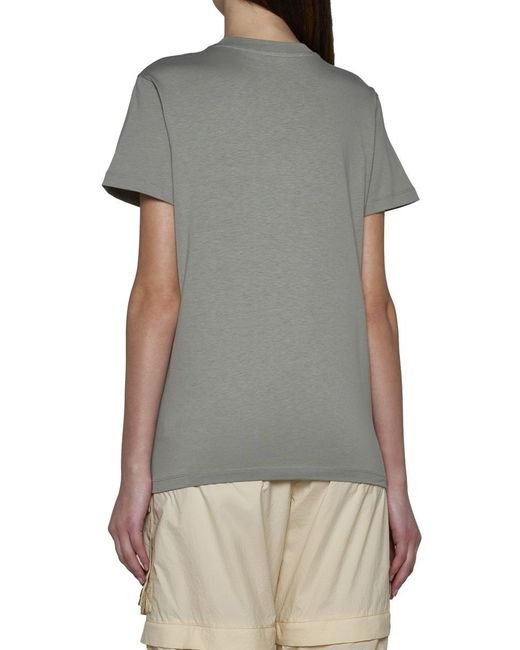 Moncler Gray T-Shirts And Polos