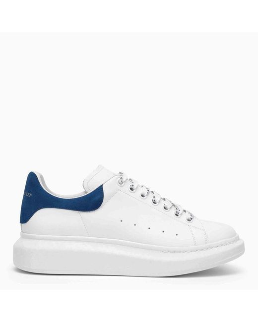Alexander McQueen White/blue Oversize Sneakers for men
