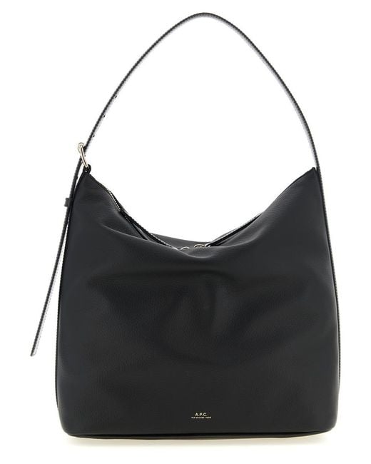 A.P.C. Black 'Vera' Shoulder Bag