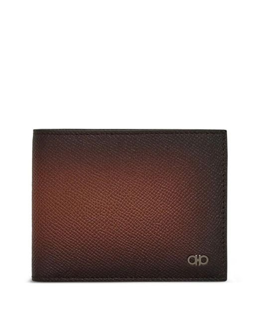 Ferragamo Brown Micro Hook Wallet Accessories for men