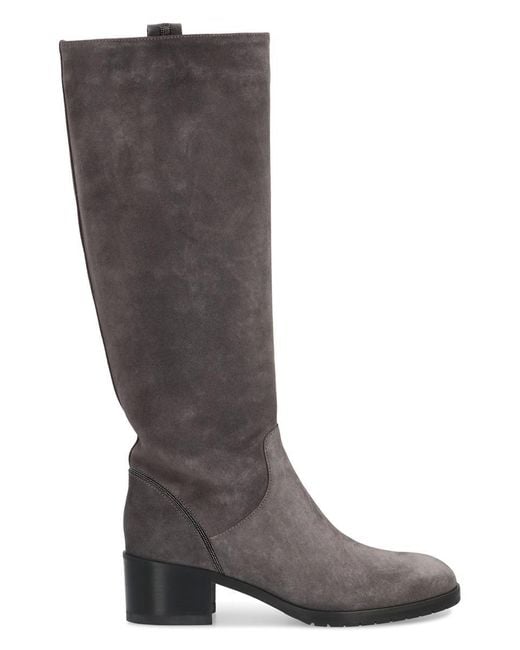 Doucal's Brown Suede Boots
