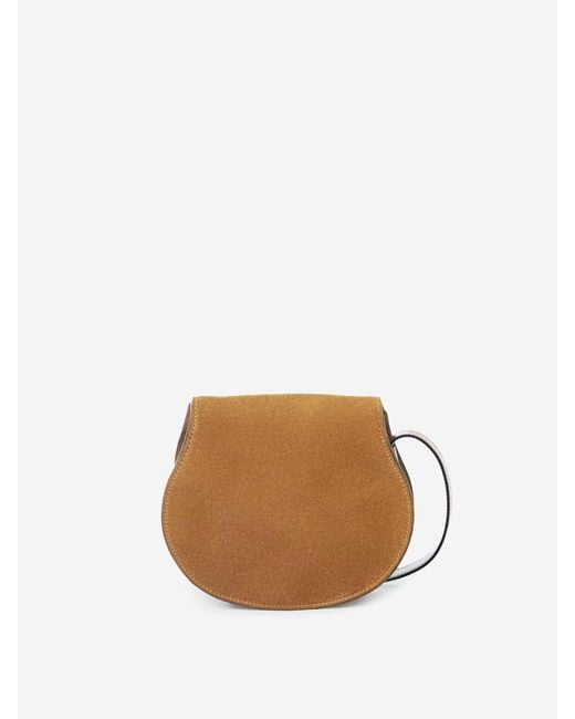 Chloé Natural Marcie Saddle Crossbody Bag