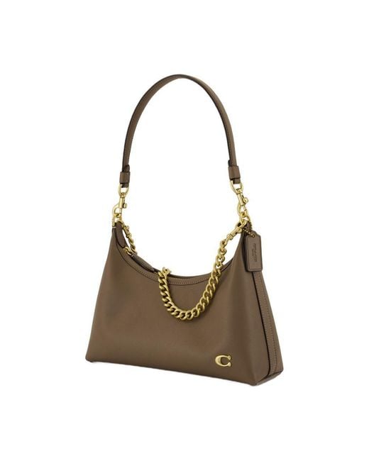 COACH Brown Juliet Shoulder Bag 25