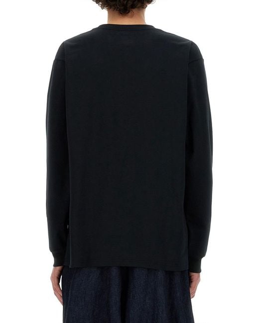 Needles Black T Shirt With Logo for men