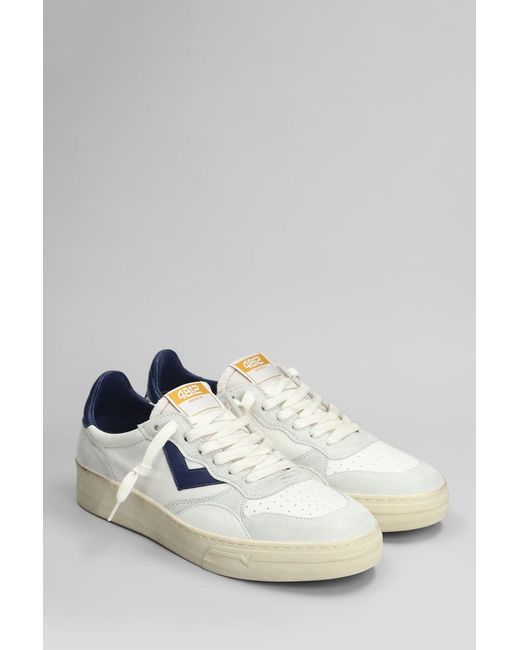 4b12 White Hyper Sneakers for men