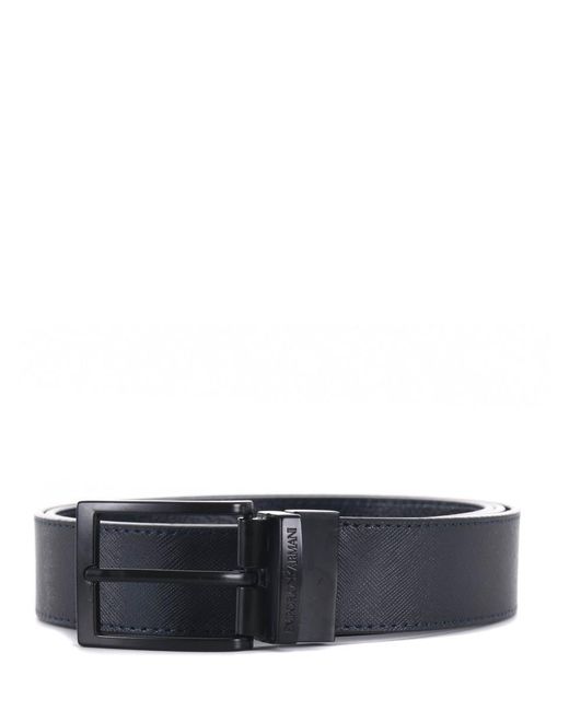 Emporio Armani Gray Belts for men