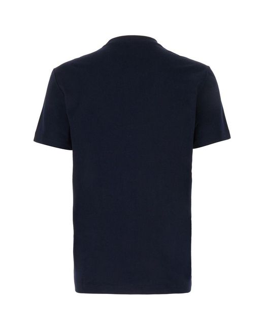Versace Blue Navy Medusa T-shirt for men