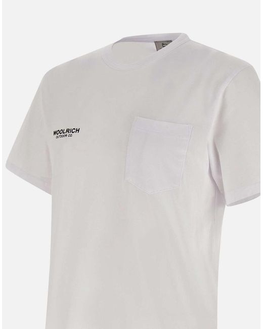 Woolrich White T-Shirts And Polos for men