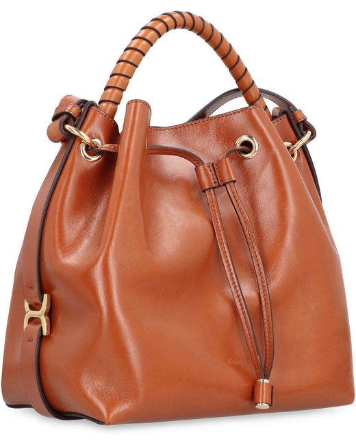 Chloé Brown Bucket Bag Marcie