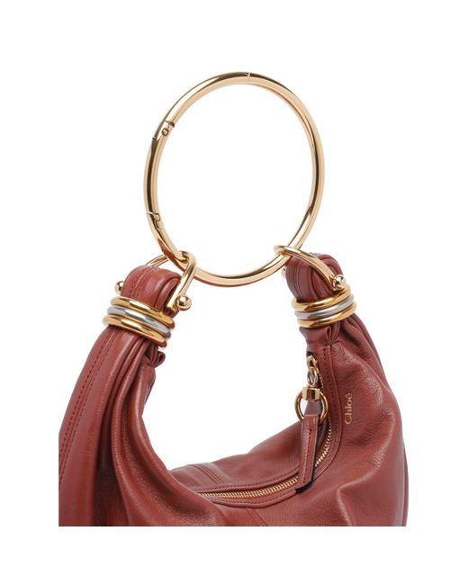 Chloé Red Bracelet Bag