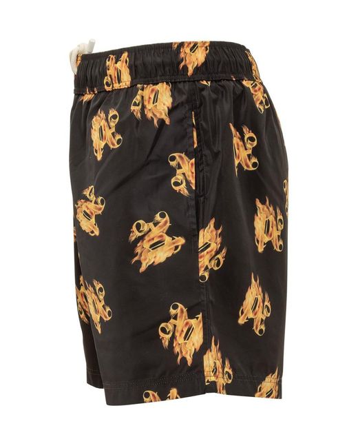 Palm Angels Blue Costume Burning for men