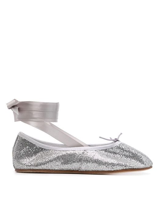 Repetto White Sophia Shoes